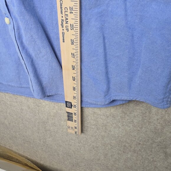 Tailorbyrd Mens Blue Button-Down Shirt XL 100% Cotton - Picture 7 of 7